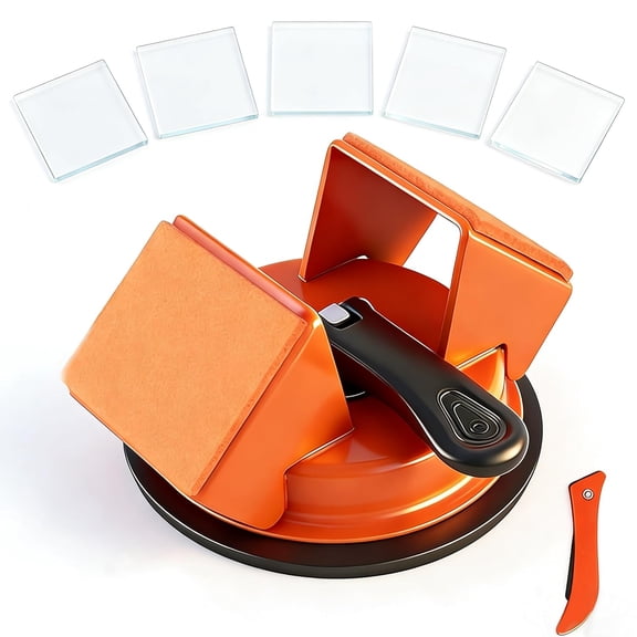Heavy Duty Floor Gap Fixer Tool with 45 Striking Surface, Enhanced Suction Cup & Slot Cutter  Ideal for Laminate, Vinyl, Wood Floors  Includes 5 Sticky Pads & Gap Blade for Seamless Floor Repairs