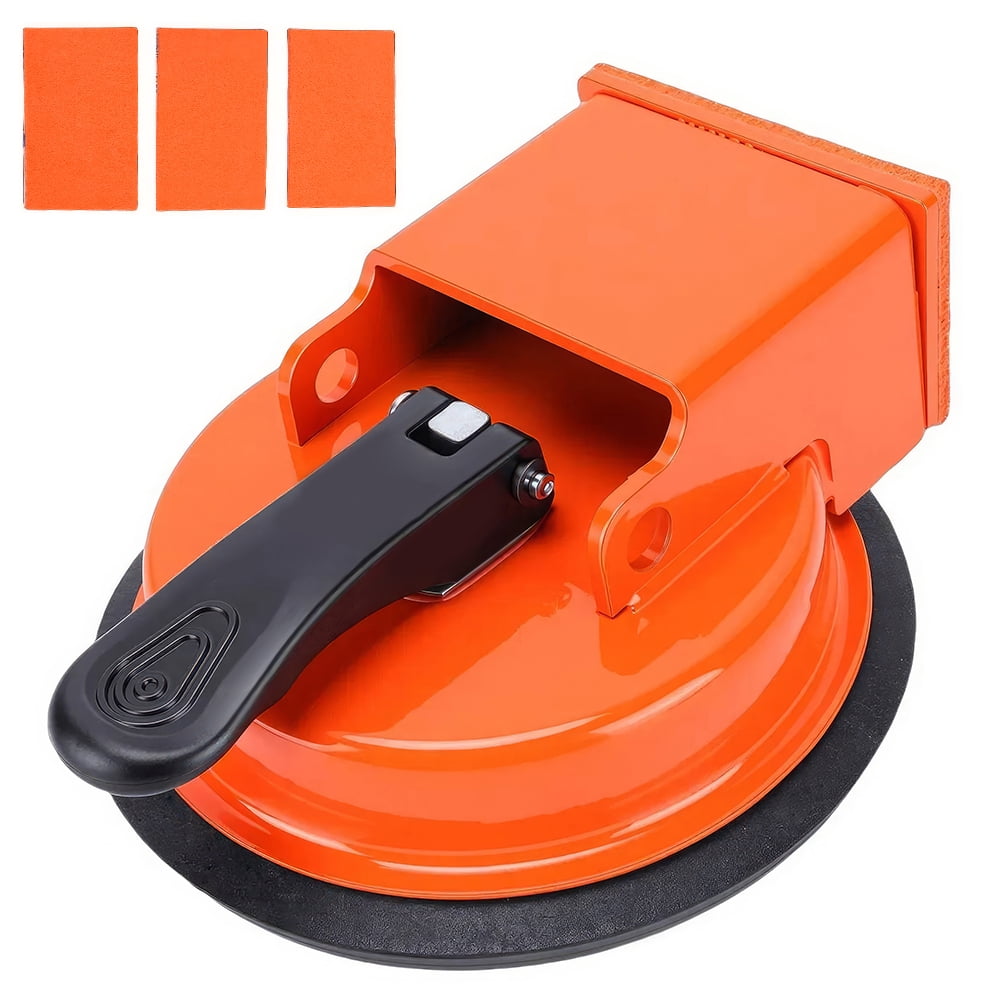 Heavy Duty Floor Gap Fixer Tool, Iron Laminate Floor Gap Repair Tool with Enhanced Suction Cup & 3 Sticky Pads for LVP Vinyl Wood Laminate Flooring Installation & Gap Adjustment Flooring Tools
