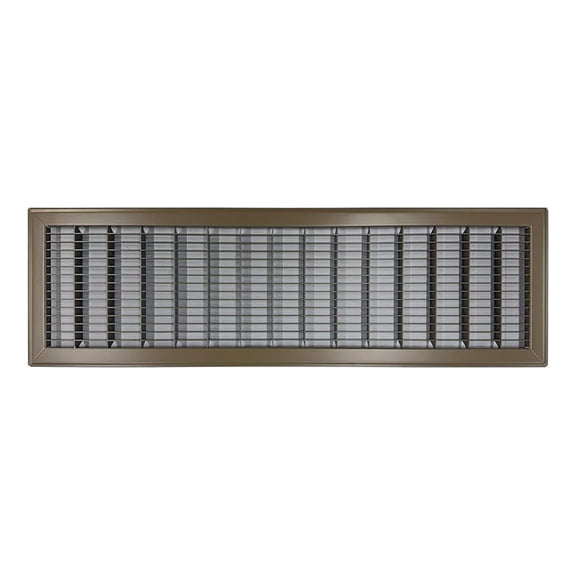 Heavy Duty Floor Return Air Grille, 6 in x 30 in