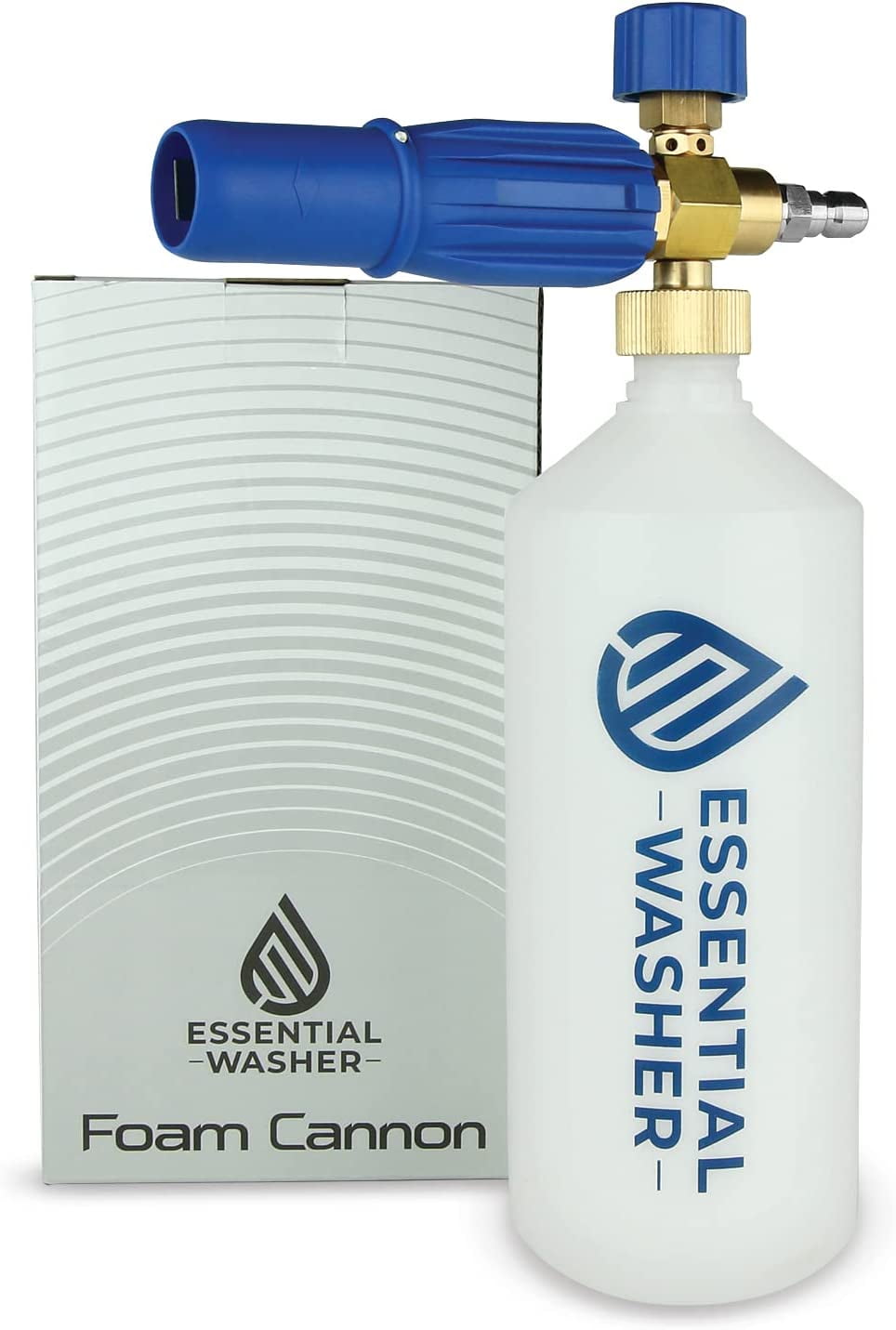 Pressure Washer Premium Foam Cannon Adjustable Spray Nozzle and Stainless Steel QC Plug