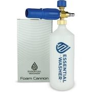 Pressure Washer Premium Foam Cannon Adjustable Spray Nozzle and Stainless Steel QC Plug