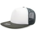 thumbnail image 1 of Decky 1080 5 Panel High Profile Structured Foam Trucker Hat-White/Charcoal, 1 of 6