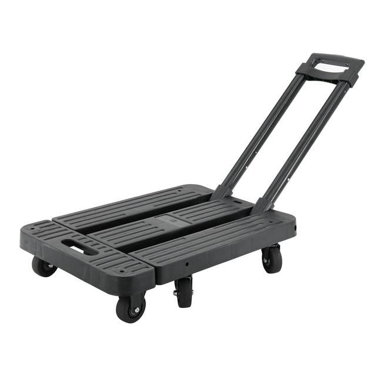 Heavy Duty Foldable Utility Dolly Platform Crate with 6 omnidirectional