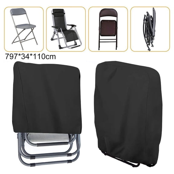 Heavy Duty Folding Chair Cover 210D Oxford Cloth for Weather Protection