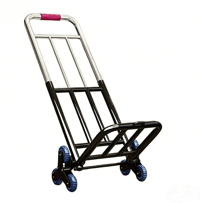 Heavy Duty Folding Hand Truck with Stair Climbing Wheels, Large Load ...