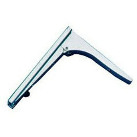 Heavy Duty Folding Removable Shelf Bracket w/ Zinc Plated Steel Mount
