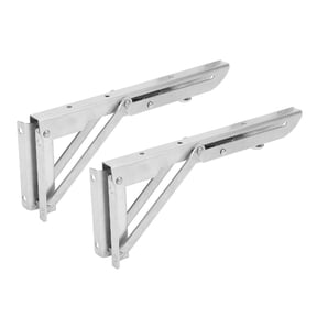 Heavy Duty Folding Shelf Brackets Wall Mounted Stainless Steel Folding Table Bracket for Boat RV 9.45 Inches / 24 cm