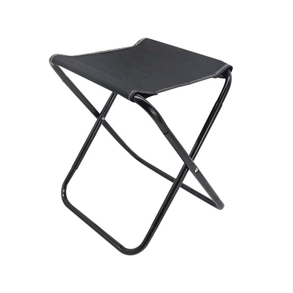 Heavy Duty Folding Stool | Portable Camping Chair for Hiking Fishing | Supports 110KG | Compact 17.8 Inch Height | Includes 1 Stool