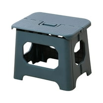 Heavy Duty Plastic Folding Stool | Portable Non-Slip Step Chair for Camping Hiking Fishing | Outdoor Foldable Stool Supports 300 lbs | Compact Design for Home Garden BBQ | Single Pack