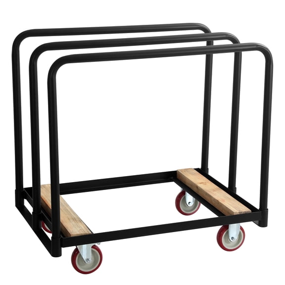 Heavy-Duty Folding Table Cart with 5 Pu Swivel Casters, 1000 Lbs Capacity, Ideal for Parties, Events, Hotels, Warehouses - 36 L X 24 W X 27H