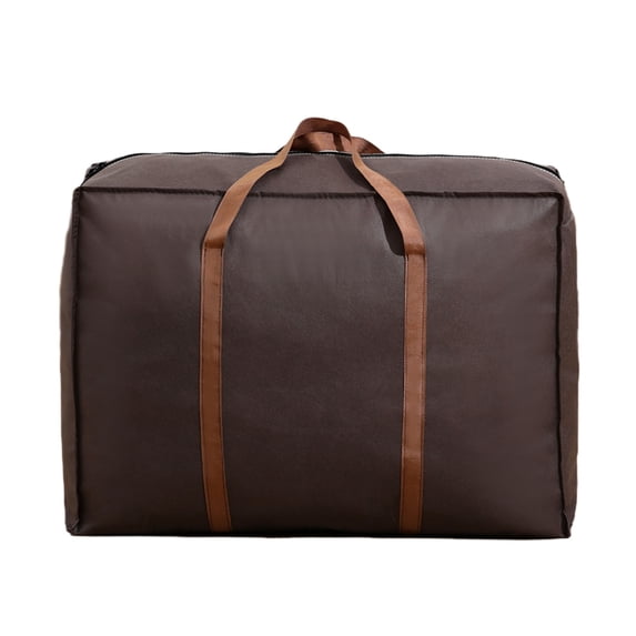 Heavy Duty Folding Travel Luggage Organizer Bag with Zipper, Premium Non-Woven Fabric Storage for Clothes, Wardrobe, and Home Organization