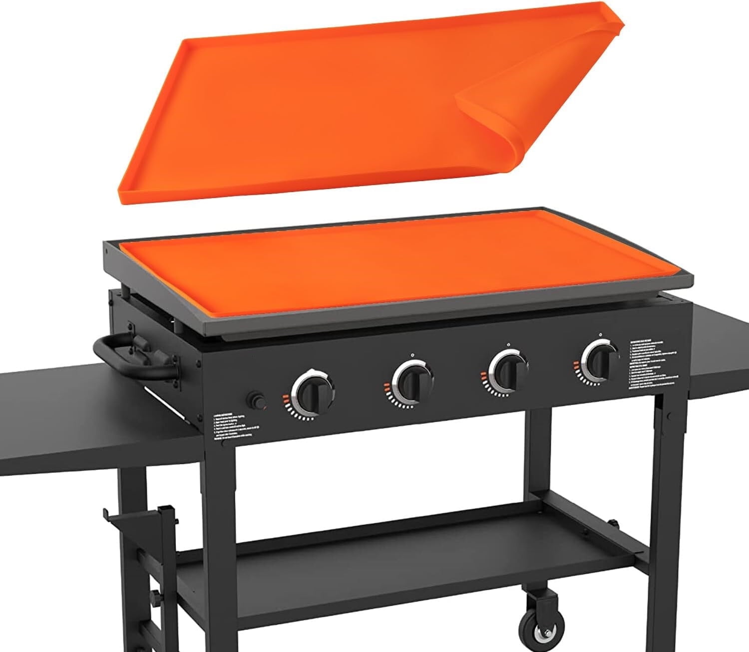 Heavy Duty Food Grade Silicone Griddle Cover, 22