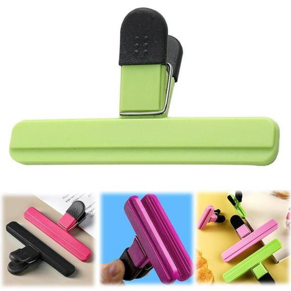 Heavy-Duty Food Storage Bag Clip – Plastic Sealing Clip for Snacks,Chips,and Tea (Color A)