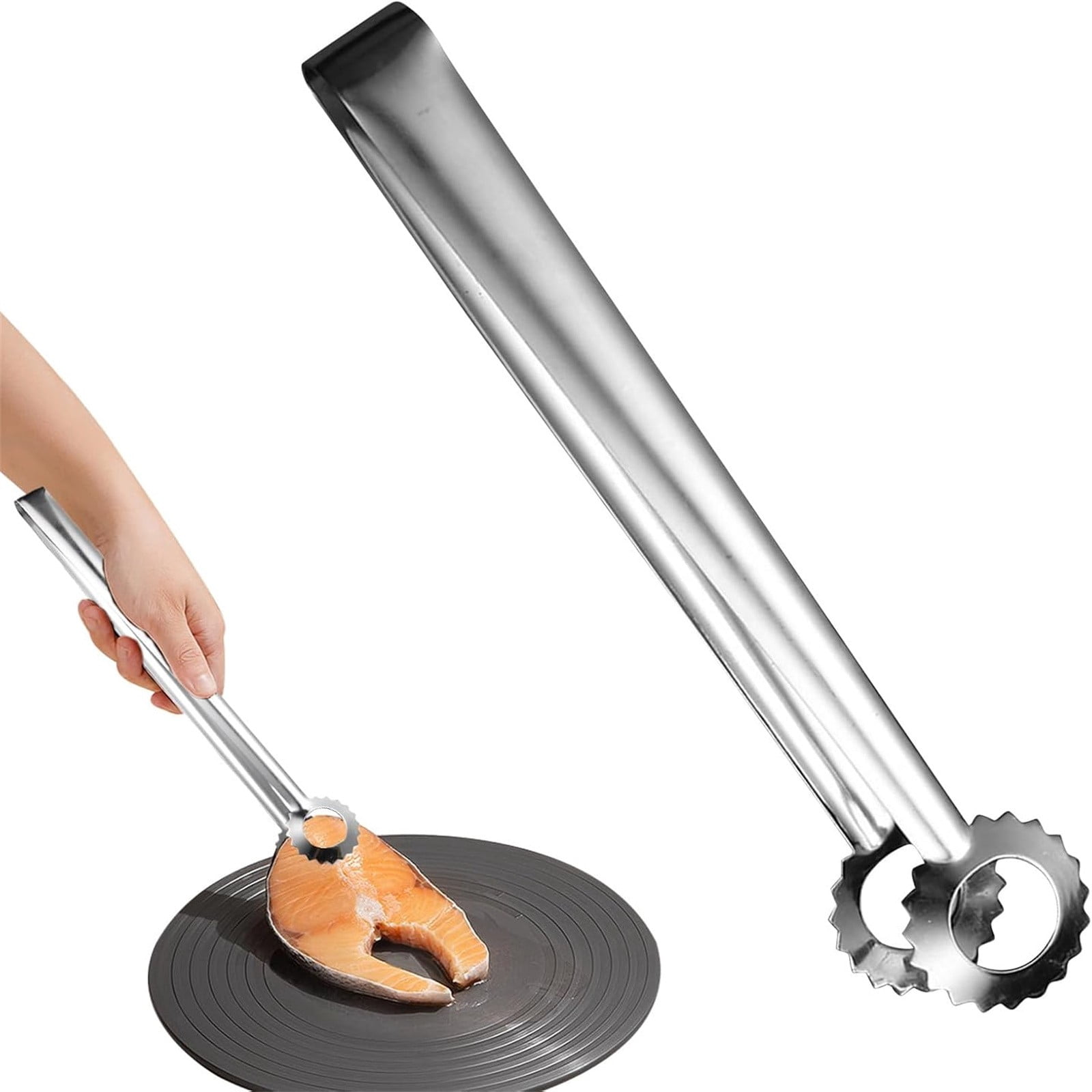 Heavy Duty Food Tongs, Stainless Steel Cooking Clips, Labor Saving ...