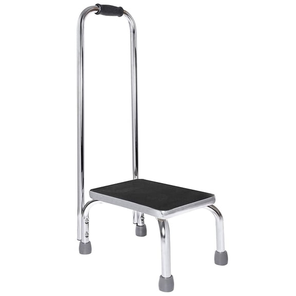 Heavy-Duty Foot Step Stool with Welded Steel Legs Non-Slip Sturdy One Step Stool for Kitchen Bathroom Bedroom Entryway High Load Capacity Heavy Duty Step Stool