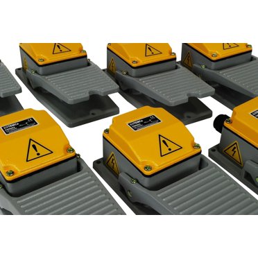 TEMCo Heavy Duty Cast Aluminum Foot Switch – 15A SPDT Momentary Pedal (Pack Of 5)