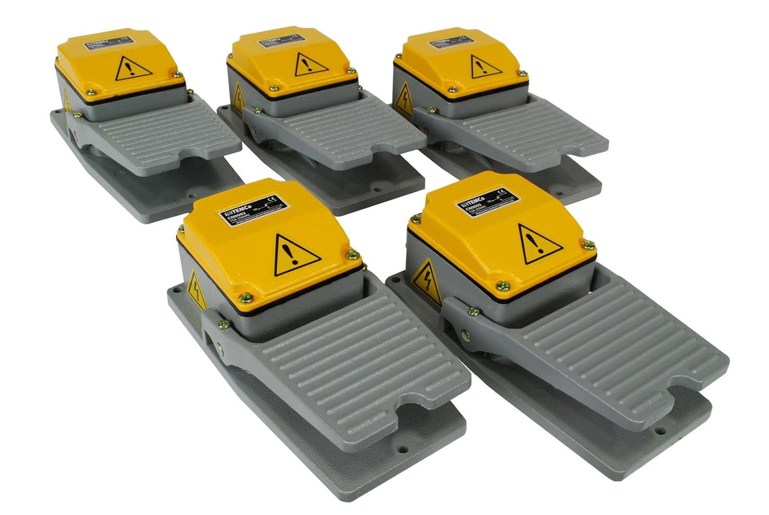 Heavy Duty Foot Switch 5 Qty Cast Aluminum Foot Switch 15A SPDT