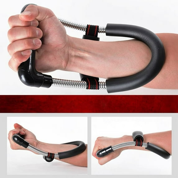 Heavy Duty Forearm Exerciser, 10.4x5.9inch Adjustable Hand Wrist Strengthener for Men, Women, Strength Training Equipment for Fitness Training and Rehabilitation(Silver)