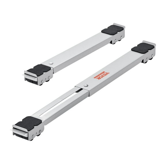 Heavy Duty Furniture Appliances , 660 lbs Total Load, Extendable Appliance Mobile Washing Machine Base, Fridge Stand Dolly Movers for Refrigerators, Dryers, Dishwashers, White