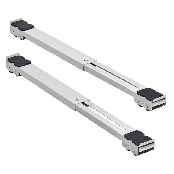 Heavy Duty Furniture Appliances Rollers, 660 lbs Total Load, Extendable Appliance Rollers Mobile Washing Machine Base, Fridge Stand Dolly Movers for Refrigerators, Dryers, Dishwashers, White