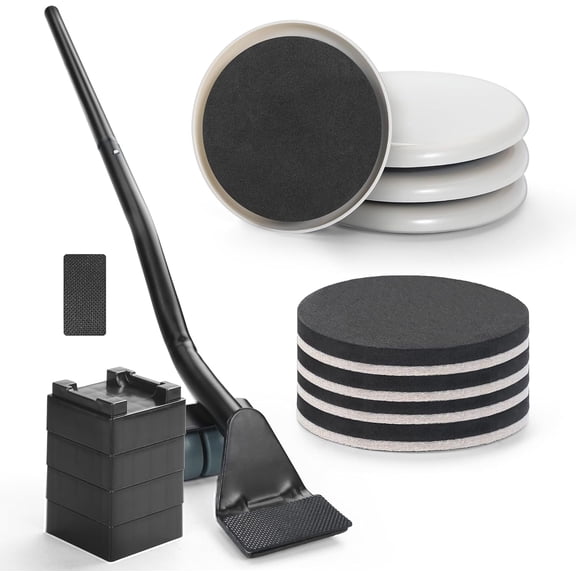 Heavy Duty Furniture Lifter Mover Tools Set Furniture Shifter Wheels Moving Slider Kit Moving Roller Kit Furniture Transport Set Furniture Sliders for Sofas Refrigerators