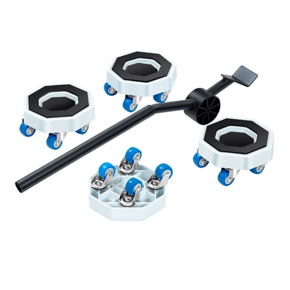 Heavy Duty Furniture Mover Roller Set with for Appliance Transport, Sofa Slider & Refrigerator Moving Tool