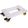 thumbnail image 1 of Heavy Duty Furniture Movers Dolly 18 x 12 Inch Aluminum Frame Trolley Cart with 3 Inch TPU Casters and Brake Option Professional Moving Dolly for Furniture Transport and Handling, 1 of 13