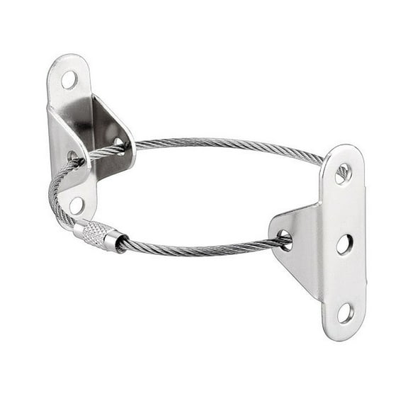 Heavy Duty Furniture Tip Straps - Metal Brackets, Stainless Steel, Anti-Tip, Easy Installation, for Cabinets/Dressers, Child Safety