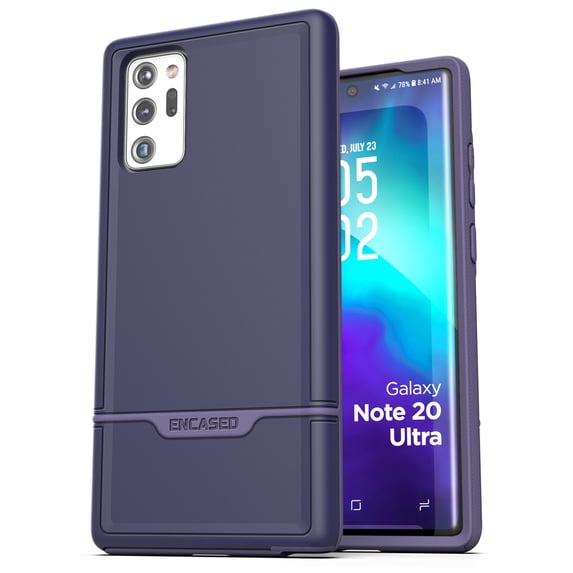 Heavy Duty Galaxy Note 20 Ultra Case Purple (2020 Rebel Armor) Military Grade Full Body Rugged Protective Cover (Samsung Note 20 Ultra)