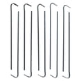 thumbnail image 1 of Heavy Duty Galvanised Steel Metal tent Pegs Fasteners For Camping Tents 10pc, 1 of 3