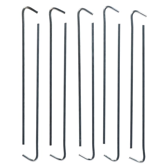 Heavy Duty Galvanised Steel Metal tent Pegs Fasteners For Camping Tents 10pc
