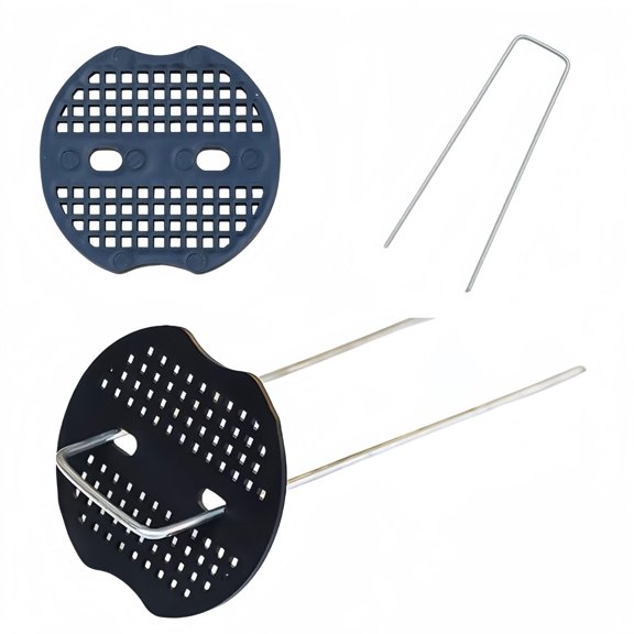 Heavy Duty Galvanized Garden Stakes Kit 100U+100G 4 Inch 12 Gauge