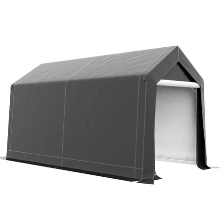 Heavy Duty Galvanized Steel Garden Storage Tent / Shelter Bikes, Scooters and Lawnmowers