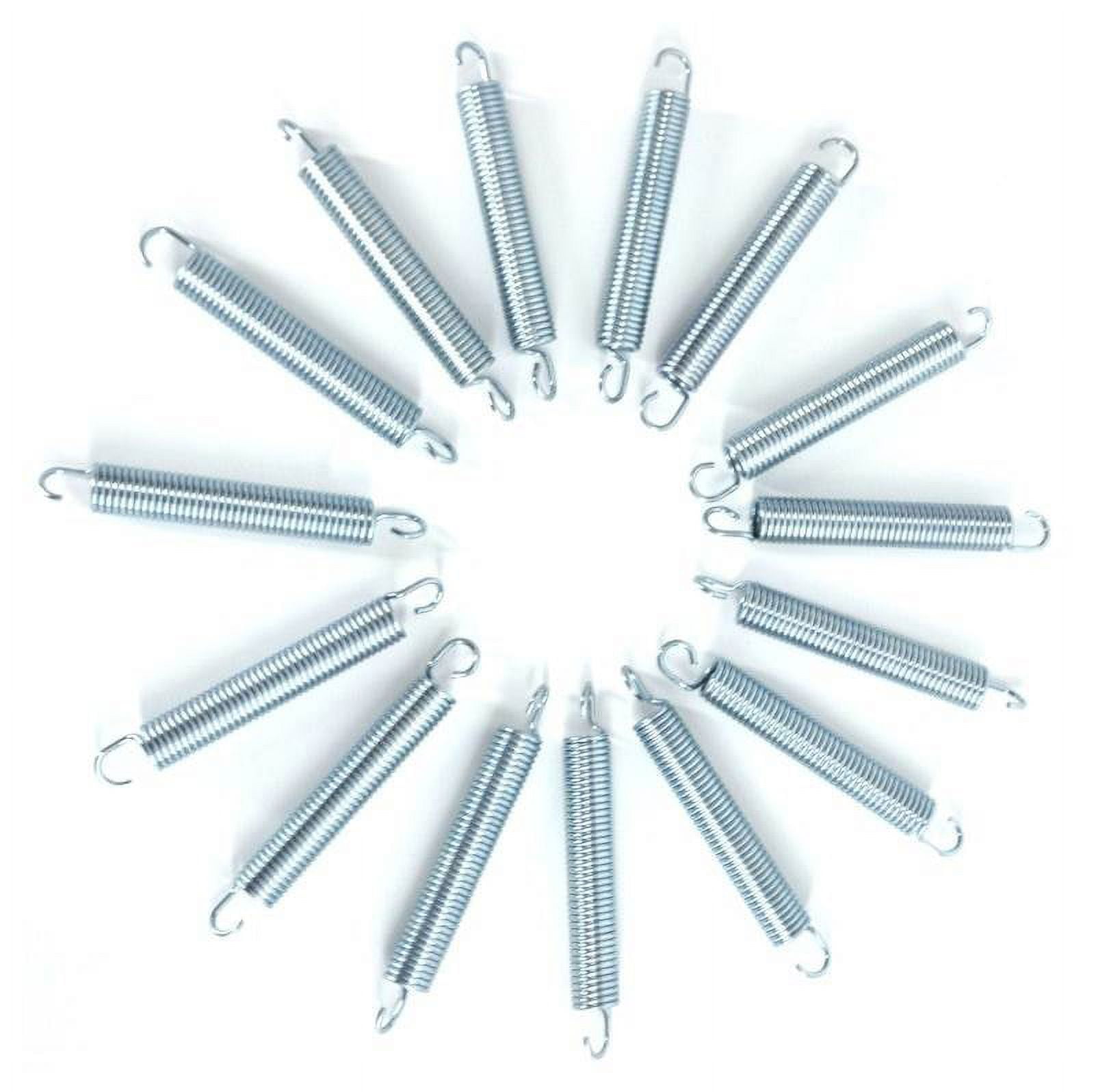 Heavy-Duty Galvanized Steel Trampoline Springs Set of 15, 8.5 inches