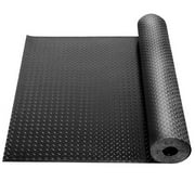 Heavy Duty Garage Flooring Mat Roll 2.5MM Thick Anti-Slip Trailer Floor Covering Raised Mat