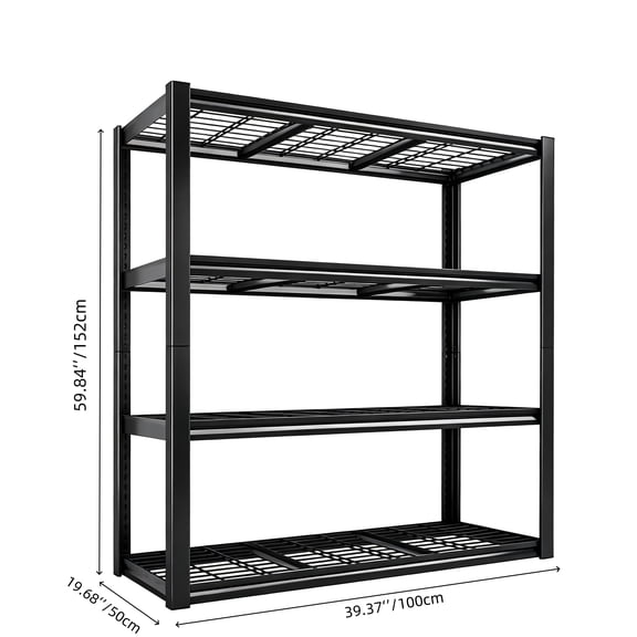 Heavy-Duty Garage Shelving Measuring 40 Inches Wide,mengfanyu