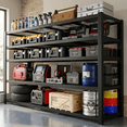 thumbnail image 1 of Heavy Duty Garage Shelving Unit, Metal Storage Shelves 3050 lbs, 5 Tier Adjustable Shelving Rack, Industrial Garage Storage Shelves for Basement, Warehouse, Pantry, 62” W x 24” D x 72” H, 1 of 7