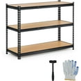 thumbnail image 1 of Heavy Duty Garage Shelving Units,3-Tier Adjustable Storage Shelves,36X24X36in,Loads 1320 LBS,Adjustable Garage Storage Shelving, Metal Storage Utility Racks Shelf Unit, 1 of 9