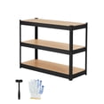 thumbnail image 1 of Heavy Duty Garage Shelving Units 36x18x36, 3-Tier Adjustable Metal Storage Shelves, Up to 1500 LBS Load Capacity, Freestanding Utility Rack for Garage, Warehouse, Shed, Basement Organization, 1 of 8