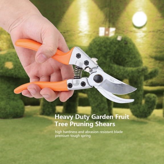 Heavy Duty Garden Fruit Tree Pruner - Sharp Pruning Shears Scissors Cutting Tool