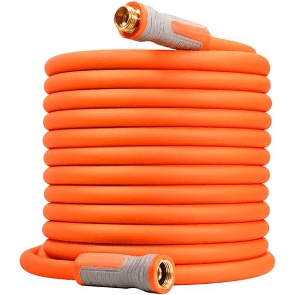 Heavy Duty Garden Hose 5/8 in x 100 ft, Super Flexible Water Hose, 360 Rotating Connector, 600 PSI Burst, All-Weather Outdoor Hose$$Garden & Patio