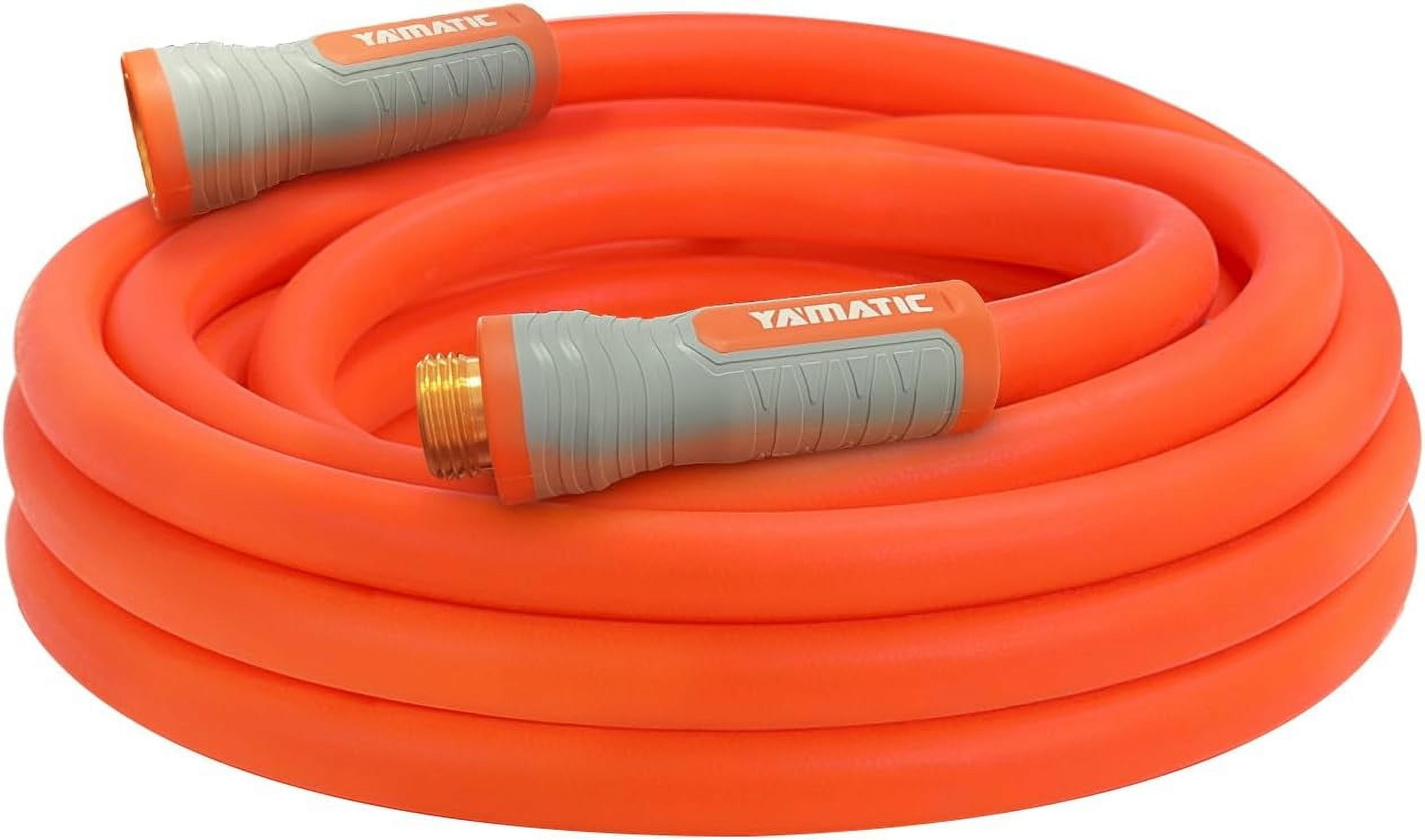 Heavy Duty Garden Hose 5/8 in x 30 ft, Super Flexible Water Hose, All-Weather, Lightweight, Burst 600 PSI