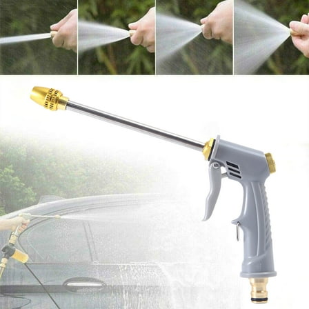 High Pressure Water Hose Nozzle Long Spray Nozzle Garden Hose Car Wash