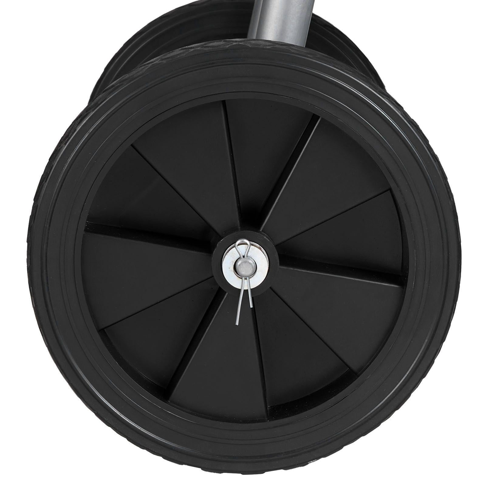 Heavy Duty Garden Hose Reel Cart with Wheels Holds 175 ft of 5/8 Inch Hose Outdoor Yard Lawn Mobile Tool Powder Coated Steel