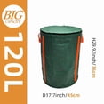 thumbnail image 1 of Heavy Duty Garden Leaf Bag with Lid, Reusable Yard Waste Collection Bag with Handles, Foldable Lawn Debris Container for Leaves Grass and Outdoor Gardening Cleanup and Storage, 1 of 1