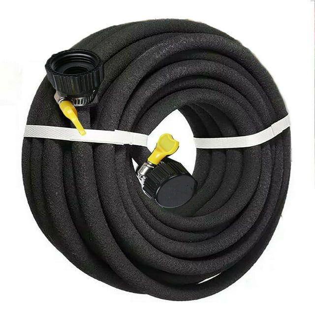 Heavy Duty Garden Soaker Hose, 98FT Recycled Rubber Drip Hose Saving 70