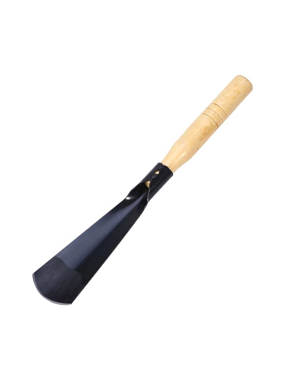 Heavy Duty Garden Spade with Wooden Handle Manganese Steel Square Head Shovel for Yard and Patio Soil Moving Tool