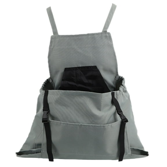 Heavy-Duty Gardening Apron with Quick-Release Pockets - 600D Waterproof Fabric, Adjustable Straps for Harvesting, Fruit Picking, Yard Work