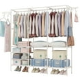 Heavy Duty Garment Rack, Portable Wardrobe Clothe Rack Organizer