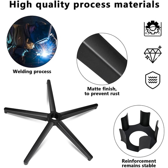 Heavy Duty Gas Lift Hydraulic/Pneumatic Piston for Office Chair,28'' Heavy Duty Office Chair Base Replacement